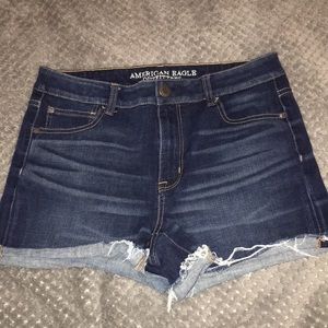 American eagle dark wash denim Jean shorts